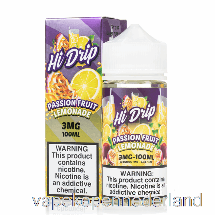 Elektronische Sigaret Vape Passievrucht Limonade - Hi-drip E-vloeistof - 100ml 0mg